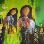 الفنان  محمد الشريف  يجهز لمعرض رسوماته  التشكيليه