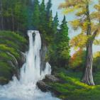 الفنان  محمد الشريف  يجهز لمعرض رسوماته  التشكيليه