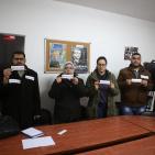 صحافيون يضربون عن الطعام تضامناً مع الاسير محمد القيق