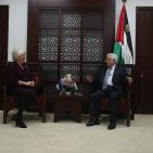 الرئيس يستقبل وزيرة خارجية استونيا مارينا كالجوراند، في رام الله