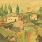 توفيق عبد العال فنان تشكيلي فلسطيني