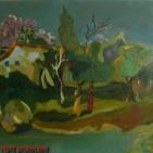 توفيق عبد العال فنان تشكيلي فلسطيني