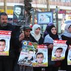 وقفة تضامنية مع الاسير الصحفي محمد القيق في رام الله