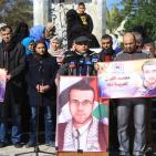 صحفيو غزة يتضامنون مع الأسير الصحفي محمد القيق