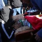 تشييع جثمان الشهيد إبراهيم علان في قرية بيت عور التحتا