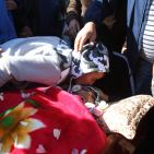 تشييع جثمان الشهيد إبراهيم علان في قرية بيت عور التحتا