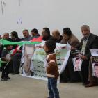 الخليل: وقفة تضامنية مع الأسير القيق المضرب منذ 70 يوما