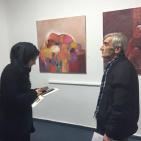 معرض ايماءات للفنان جواد ابراهيم  في بيت مريم في رام الله