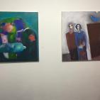 معرض ايماءات للفنان جواد ابراهيم  في بيت مريم في رام الله