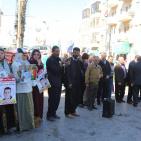 وقفة تضامنية مع الاسير القيق وسط رام الله