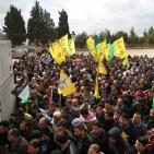 تشييع جثمان الشهيد عابد حماد في بلدة سلواد قرب رام الله