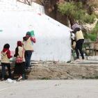 مجموعة النجاح التطوعية تُنظم نشاط رسم ودهن في مدرسة بيسان بنابلس