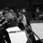 عرض الأوركسترا الوطنية الفلسطينية وأوركسترا المعهد الوطني للموسيقى في جامعة النجاح