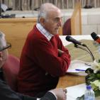 لقاء رجل الأعمال الفلسطيني منيب المصري في جامعة النجاح اليوم