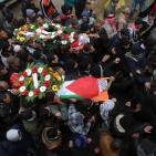 تشييع الشهيدين منصور الشوامرة، وعمر عمرو من بلدة القبيبة شمال غرب القدس