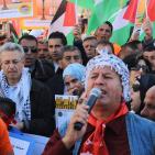 مسيره المقاطعة للبضائع الاسرائيليه في رام الله