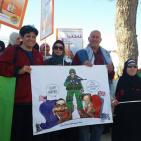 مسيره المقاطعة للبضائع الاسرائيليه في رام الله