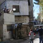 الدمار الذي خلفه الاحتلال عقب اقتحام مخيم قلنديا