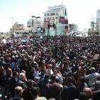 اعتصام المعلمين أمام مجلس الوزراء في رام الله