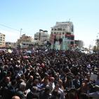 اعتصام المعلمين أمام مجلس الوزراء في رام الله