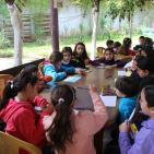 جمعية الزيزفونة ومكتبة بلدية نابلس تعقدان دورة قراءة اللأطفال