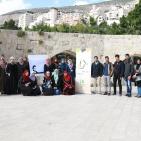 بالصور: سلسلة الشهيد بهاء عليان في متنزه جمال عبد الناصر بنابلس