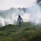 مواجهات قرب سجن عوفر غرب رام الله