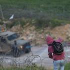 مواجهات قرب سجن عوفر غرب رام الله