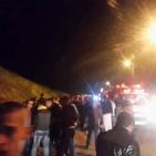 صور: اصابات في حادث سير بينها خطيرة في قلقيلية