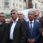 وقفة إحتجاجية وسط رام الله لإنهاء الانقسام