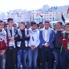 بالصور: وقفة للكتل الطلابية في جامعة النجاح بمناسبة يوم الأرض