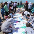 غزة تُشارك في مهرجان نوار نيسان 