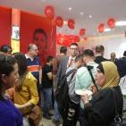 افتتاح فرع جديد للوطنية موبايل بالقرب من دوار الساعة في رام الله