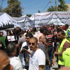 مسيرة برام الله للمطالبة بتعديل قانون الضمان الاجتماعي