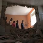 الاحتلال يهدم منزل الشهيد حسين ابو غوش في مخيم قلنديا