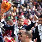 حفل تخريج مجلس الطلبة بجامعة النجاح لكلية العلوم والبصريات والمجمع الطبي