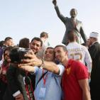 مراسم احتفالية بمشاركة الرئيس الفلسطيني محمود عباس بمناسبة إزاحة الستار عن تمثال المناضل الراحل نلسون منديلا