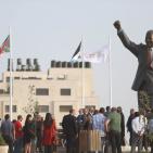 مراسم احتفالية بمشاركة الرئيس الفلسطيني محمود عباس بمناسبة إزاحة الستار عن تمثال المناضل الراحل نلسون منديلا
