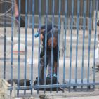 معبر قلنديا عقب استشهاد شاب وفتاة اثر اطلاق قوات الإحتلال الرصاص عليهم