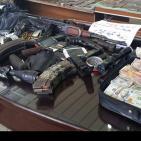 بالصور: ضبط أكبر كمية مخدرات في رفح منذ سنوات