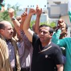 اعتصام تضامني مع شهداء عائلة الهندي لقوى اليسار بغزة