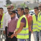 الصور: الحمد الله يضع حجر الأساس لمدرسة الشهداء في قرية بيت وزن- نابلس