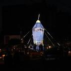 انارة أكبر فانوس في قطاع غزة يُعبر عن حقوق الطفل