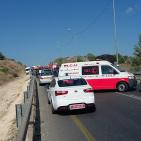 قلقيلية: اصابة 4 اشخاص في حادث سير