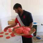 صناعة القطايبف الملونة في عين يبرود شمال شرق رام الله