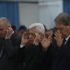 الرئيس يؤدي صلاة العيد في مقر المقاطعة في رام الله