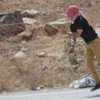 مواجهات قرب سجن عوفر تضامنا مع الاسير بلال كايد