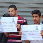 غزة: وقفات تضامنية مع الأسرى المضربين عن الطعام