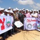 تجار غزة يحتجون في معبر 