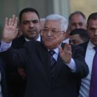 الرئيس محمود عباس يغادر المستشفى الاستشاري العربي في رام الله بعد عملية 